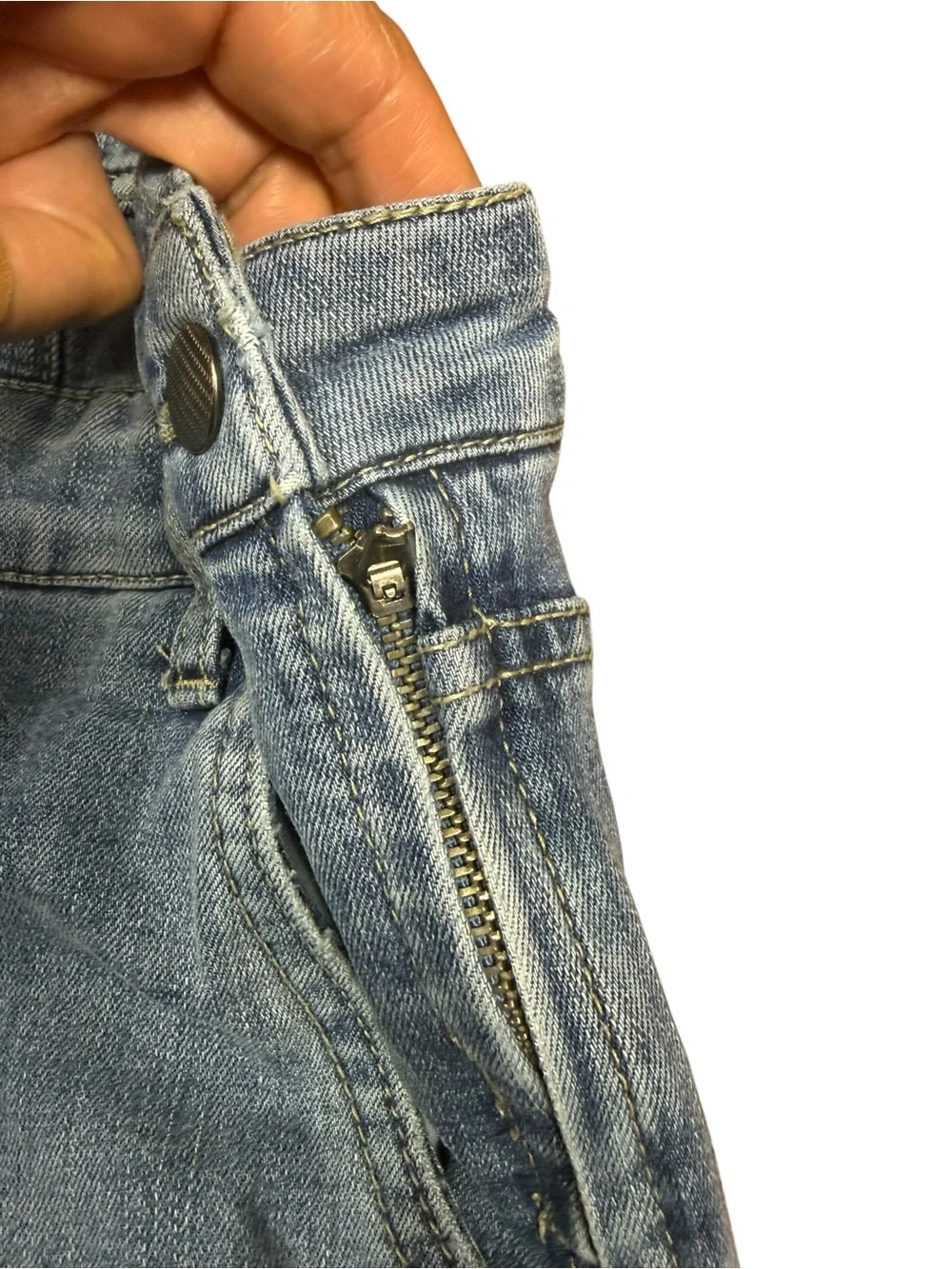 Free People Light Blue Denim Overalls